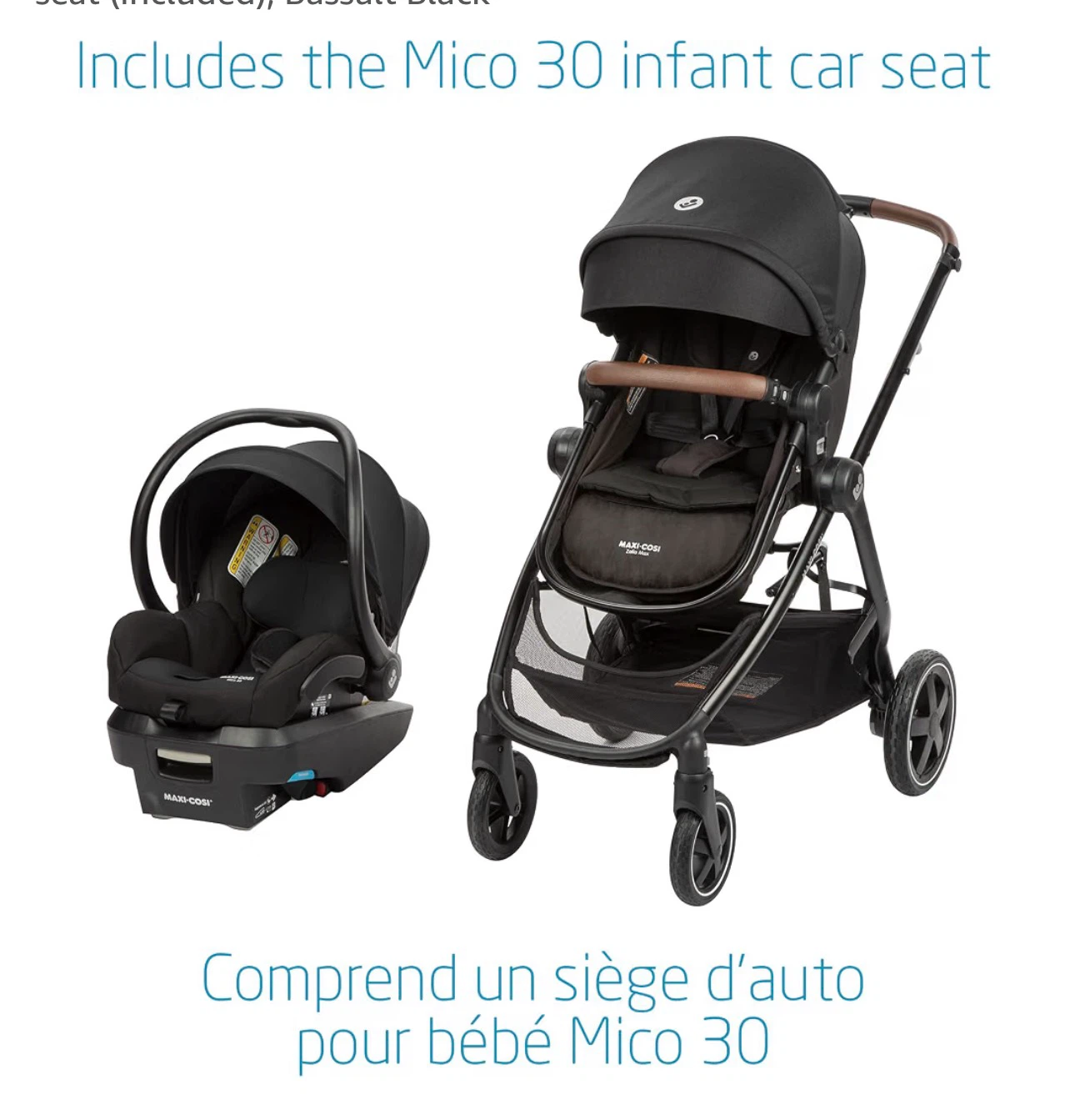 Maxi-Cosi Zelia Max 5-in-1 Travel System with Mico 30 Car Seat - photo 2