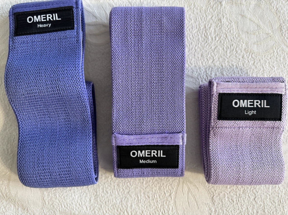 Brand new 3-Piece Fabric Exercise Resistance Bands
