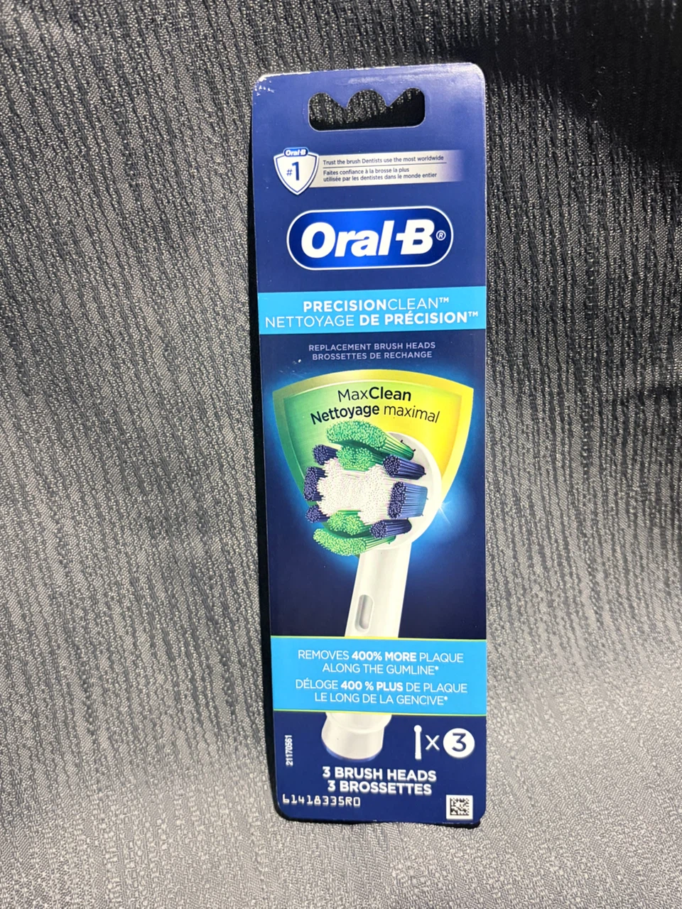 Oral-B PrecisionClean Replacement Brush Heads (3 Pack)