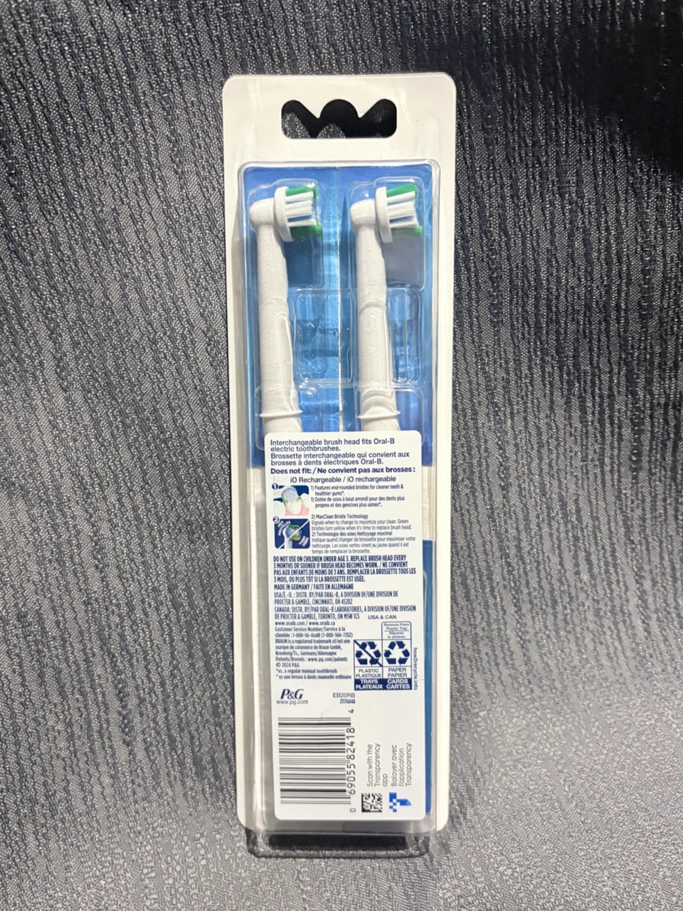 Oral-B PrecisionClean Replacement Brush Heads (3 Pack) - photo 2