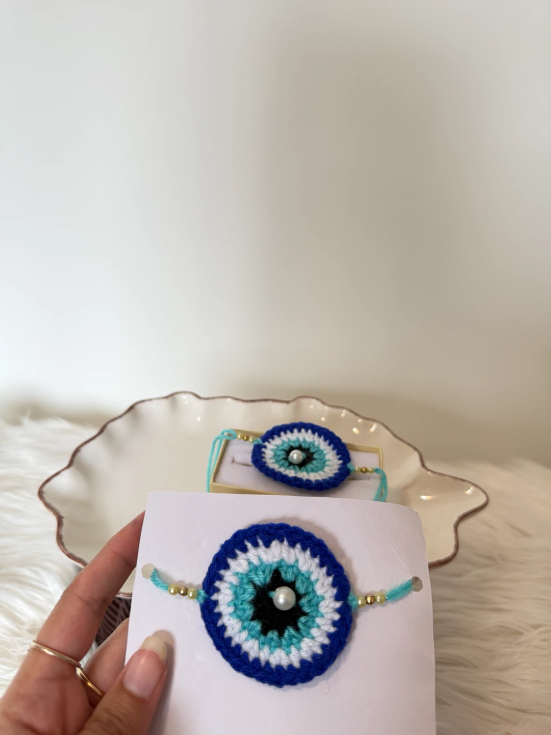 Beautiful Handmade Crochet Rakhi - photo 2