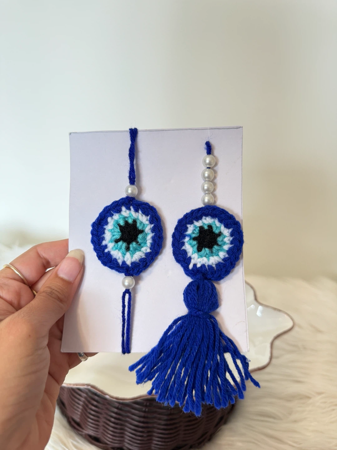 Beautiful Handmade Crochet Rakhi - photo 4