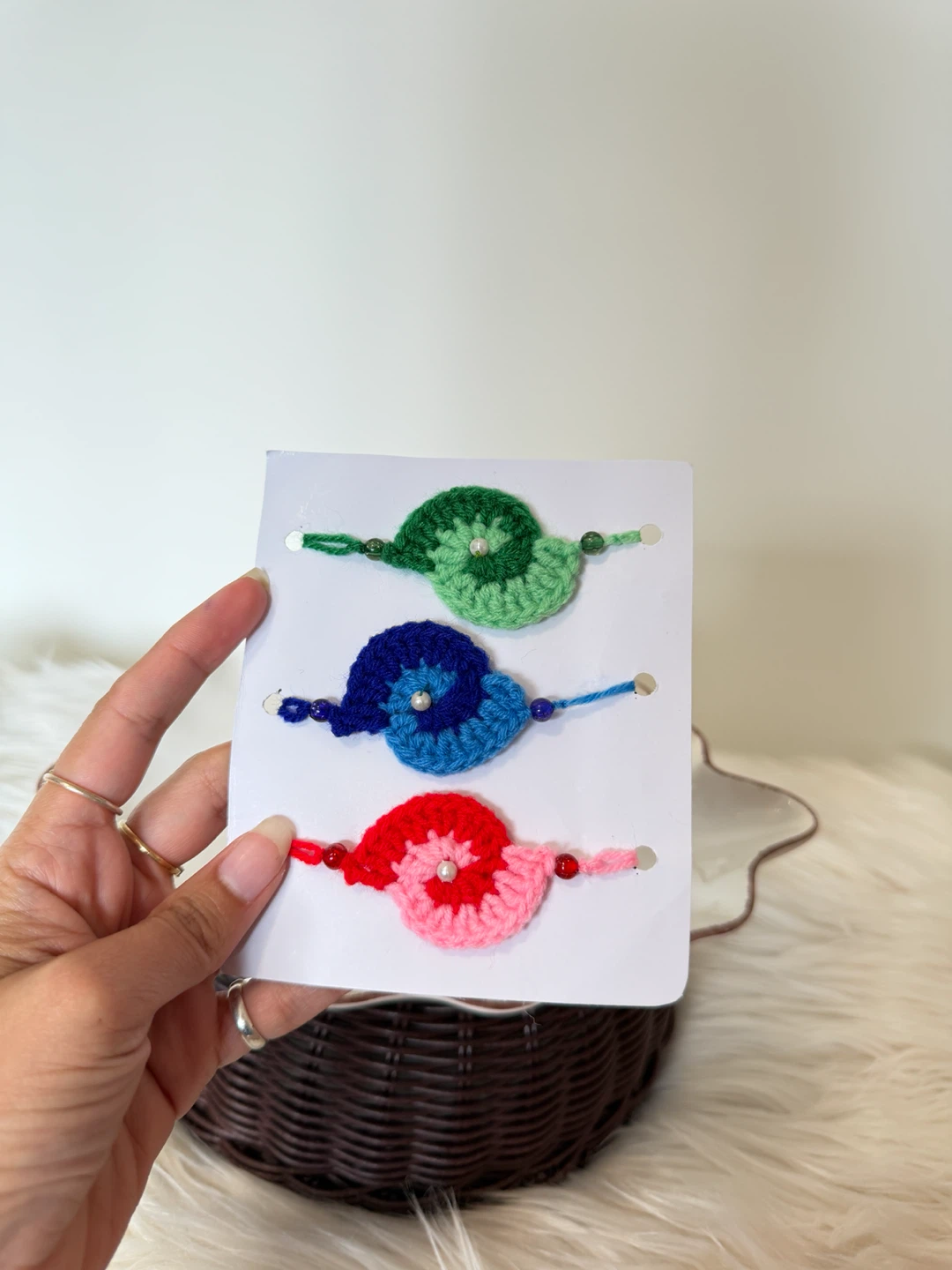 Beautiful Handmade Crochet Rakhi - photo 5