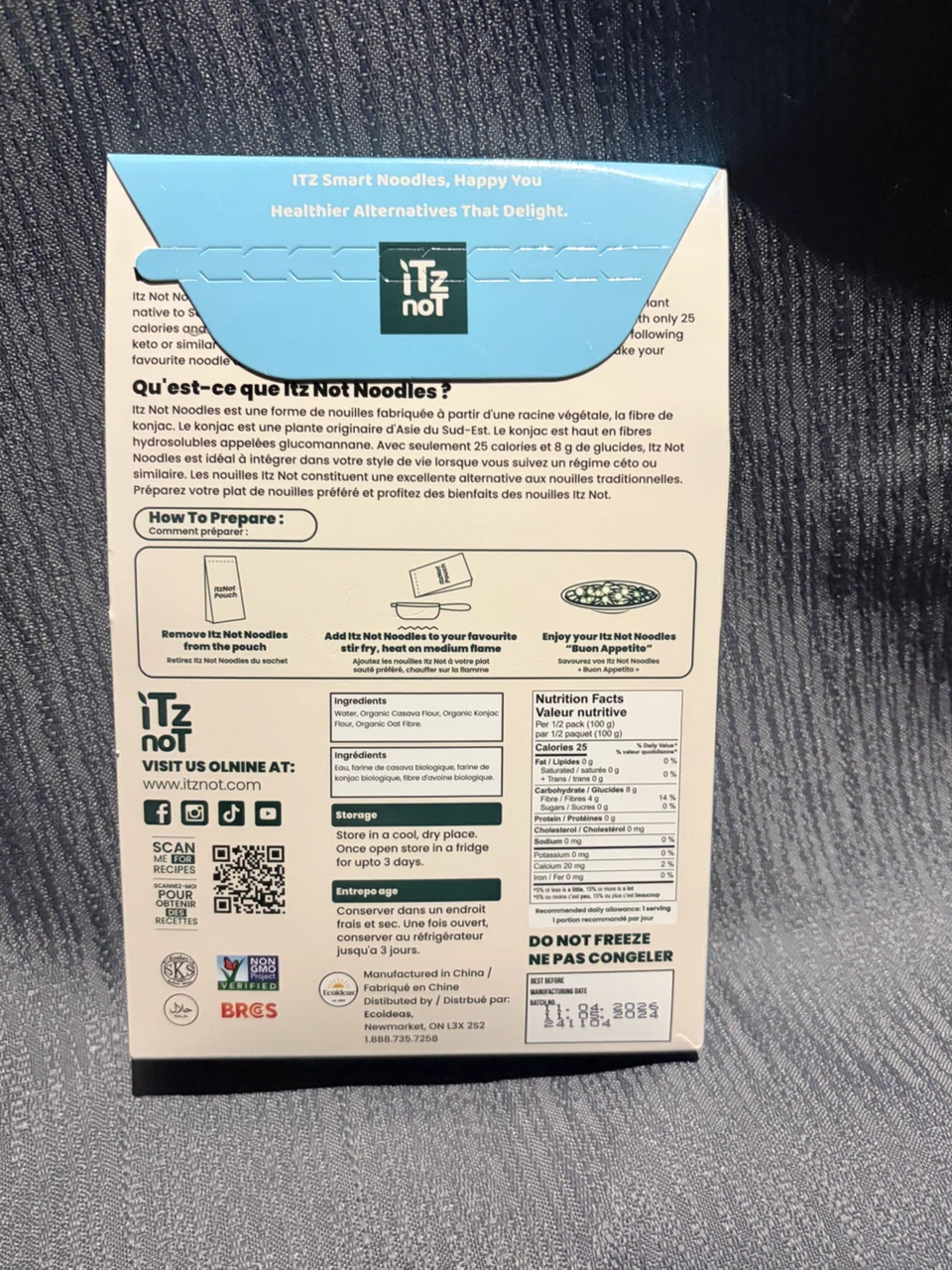 Itz NOT Udon Noodles - Organic Plant Fibre - photo 2