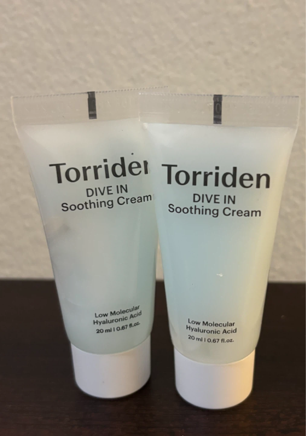 NEW-Lot of 2 Torriden DIVE IN Soothing Cream (2 tubes)