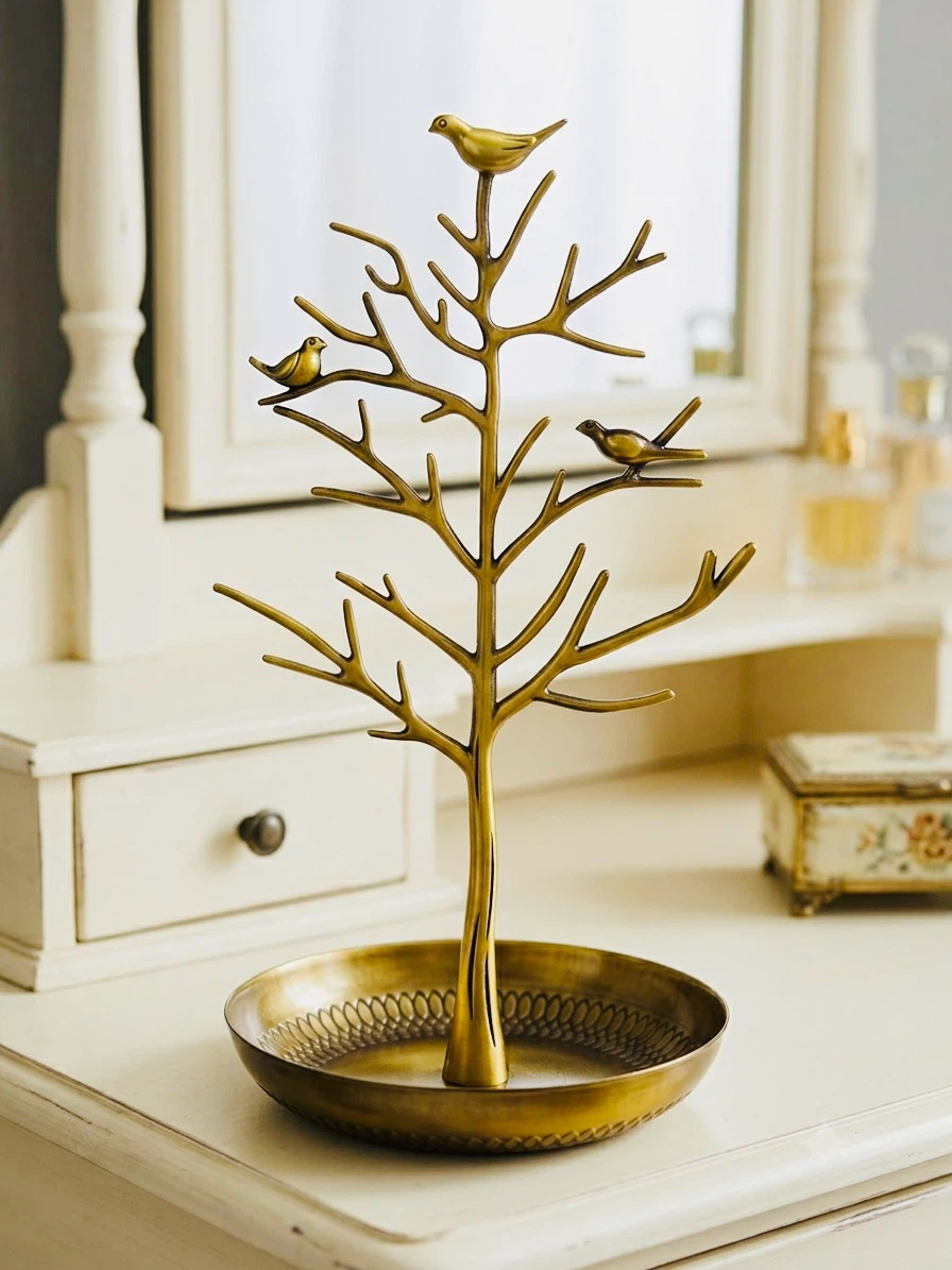 Beautiful Gold colour Jewellery organizer Tree. Brand new. - photo 2
