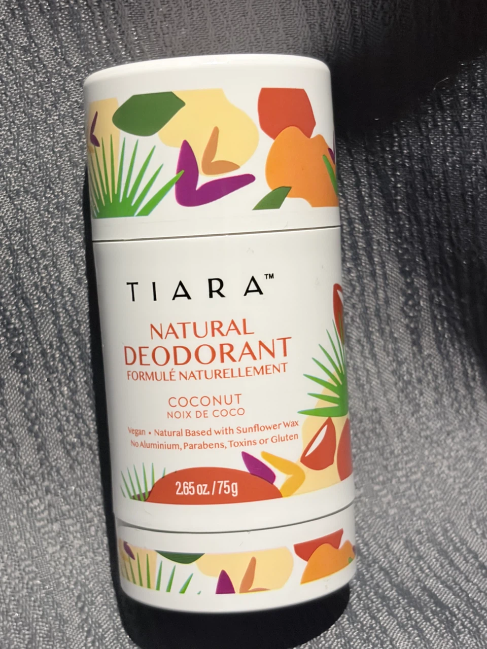 TIARA Natural Deodorant - Coconut - 2.65 oz