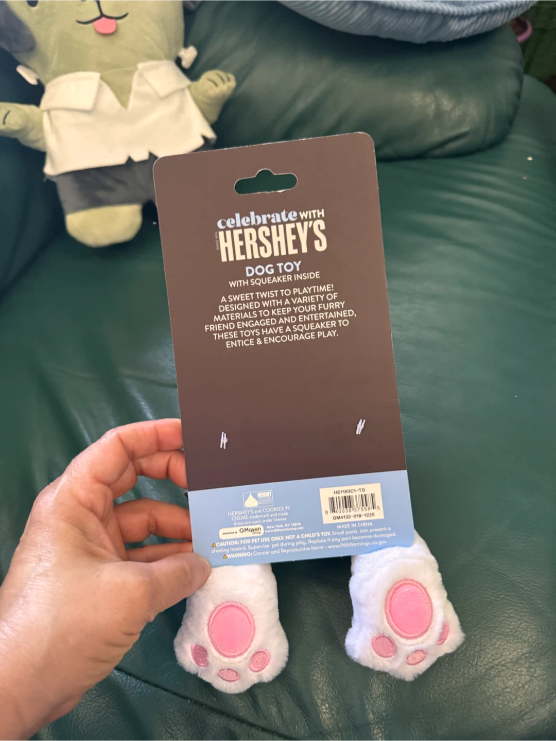 Hershey's Cookies 'n' Creme Easter Dog Toy - photo 4