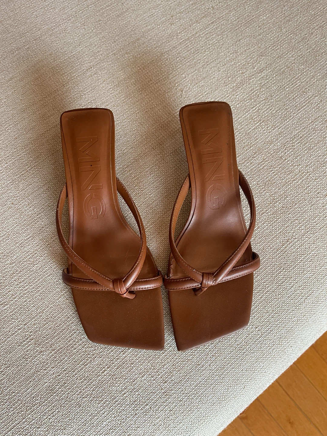 Size 37 - MNG Brown Heeled Sandals - photo 2