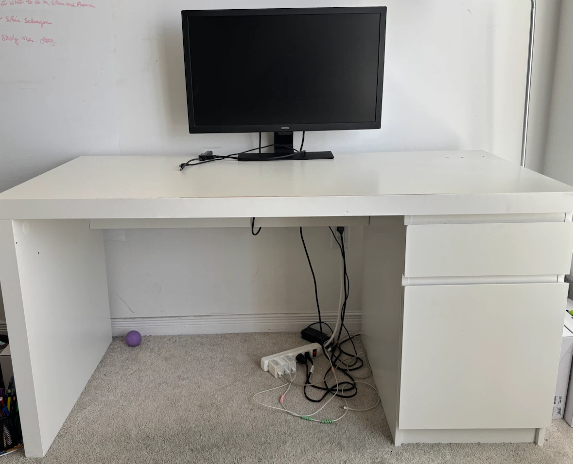 IKEA Malm Study Desk