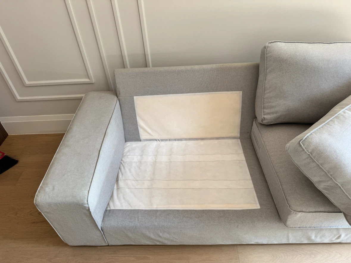 IKEA KIVIK Sofa in Tibbleby beige/gray - photo 3