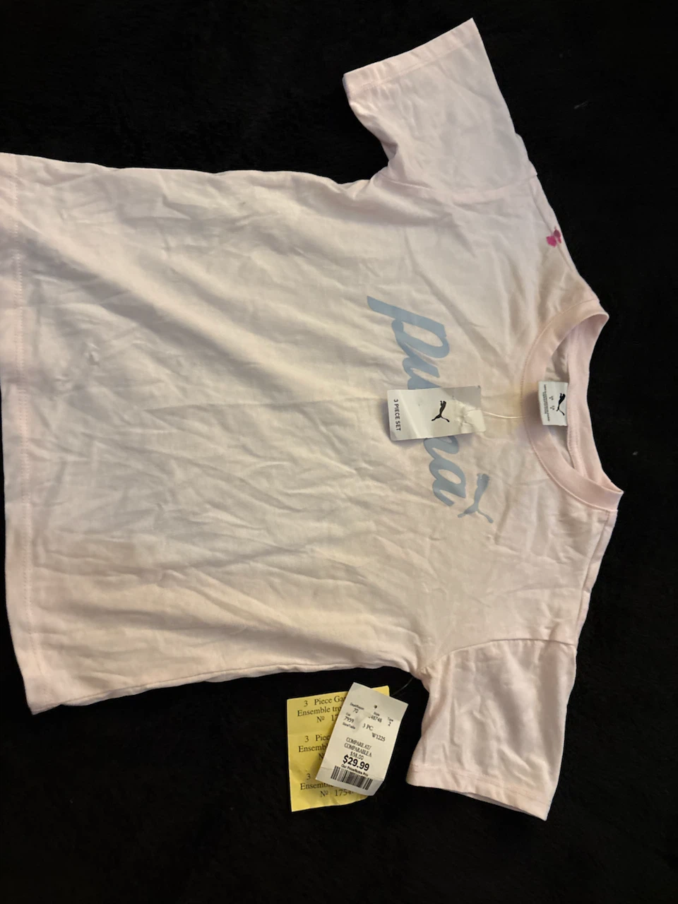 Puma Pink T-Shirt - Size 70
