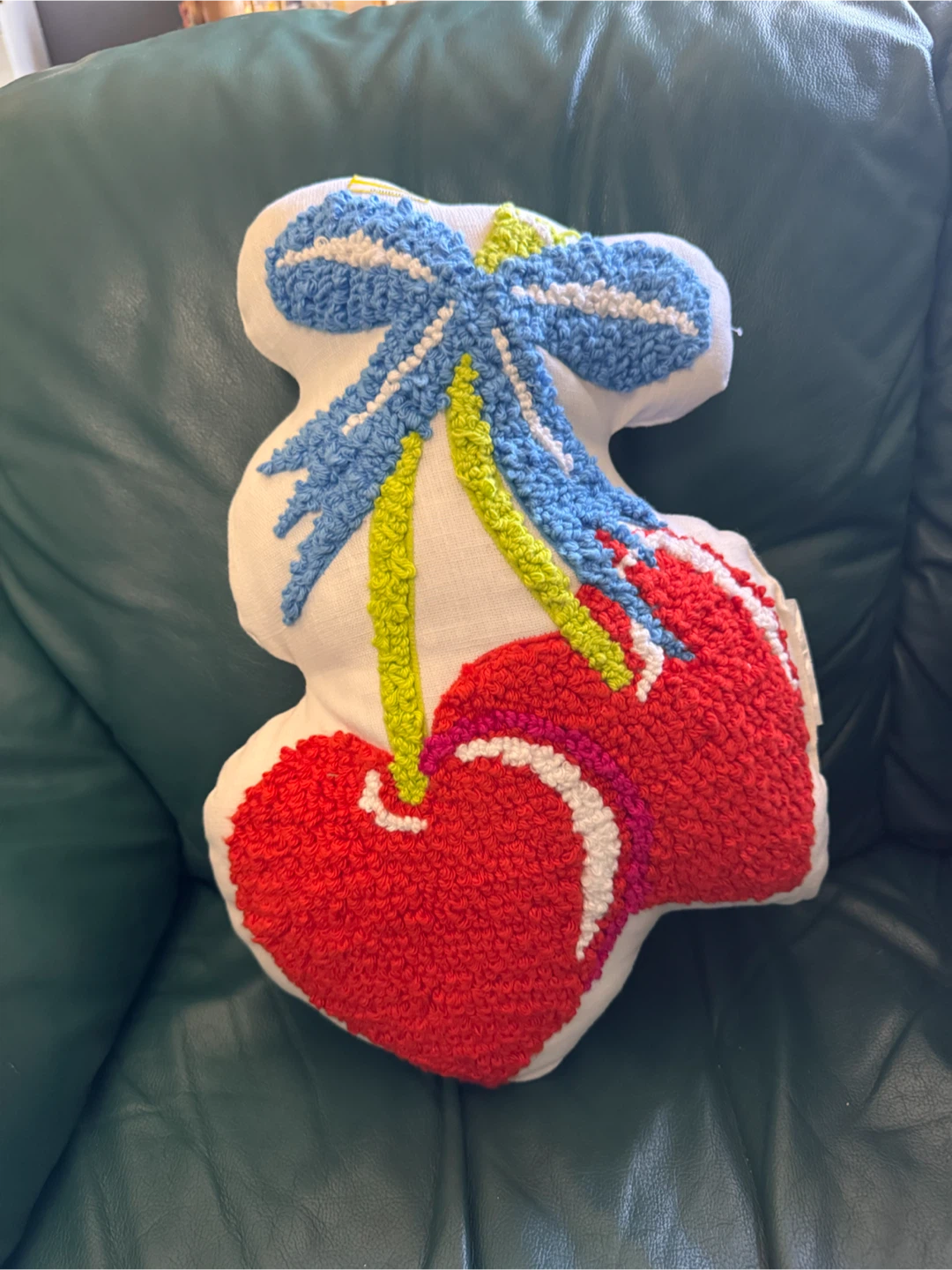 Teen Home Decorative Cherry Pillow 14 x 20 in