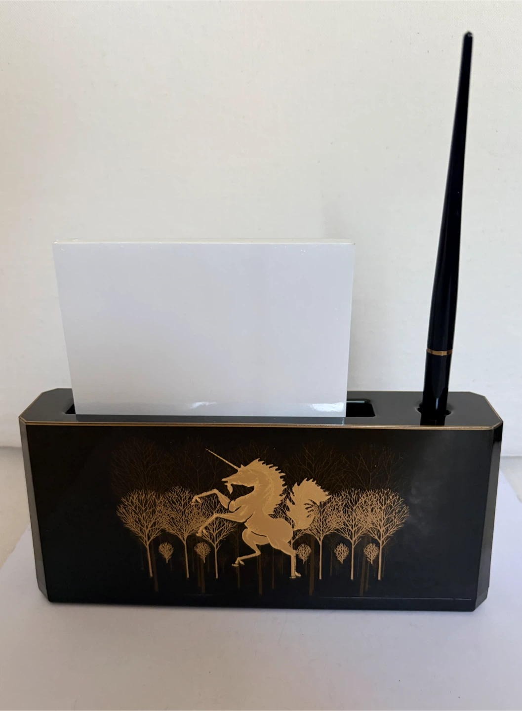 Vintage Japanese Otagiri  Lacquerware PenHolder Set - photo 5