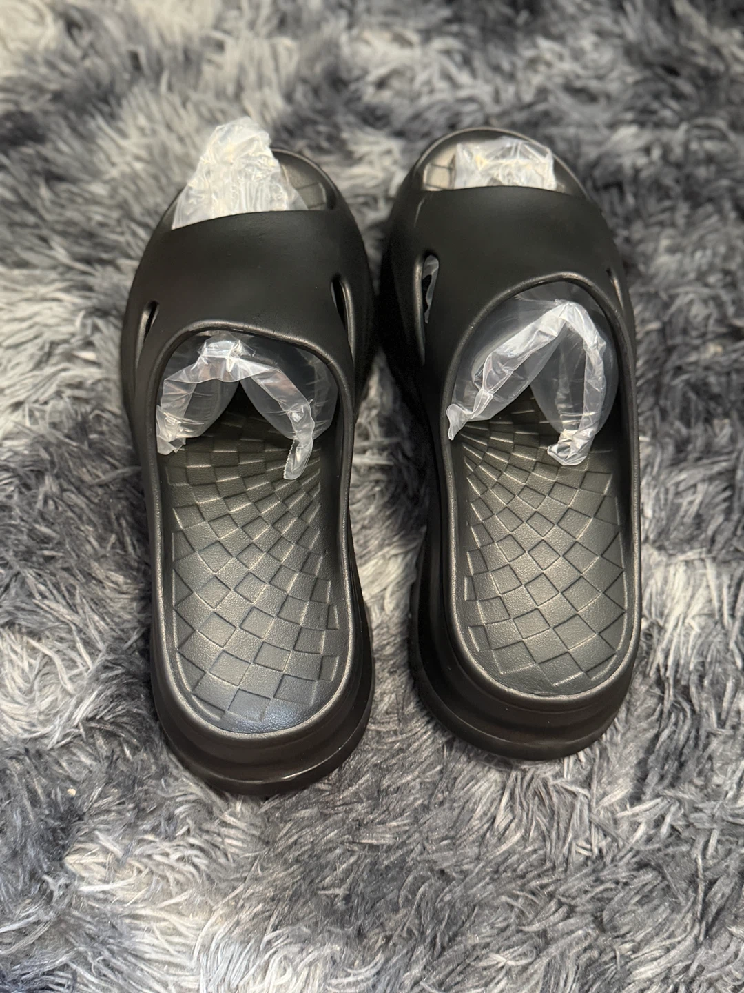 Black Slide Sandals