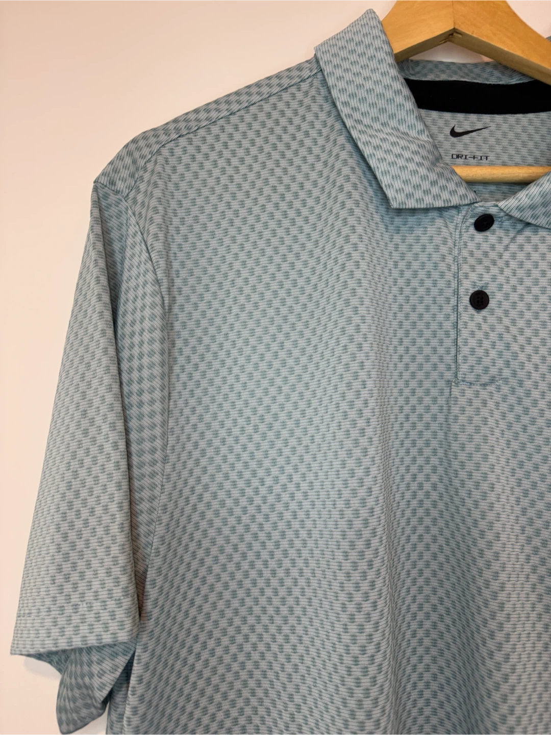 Nike Dri-FIT Golf Polo Shirt Men's Large Blue Short Sleeve NWT - photo 3