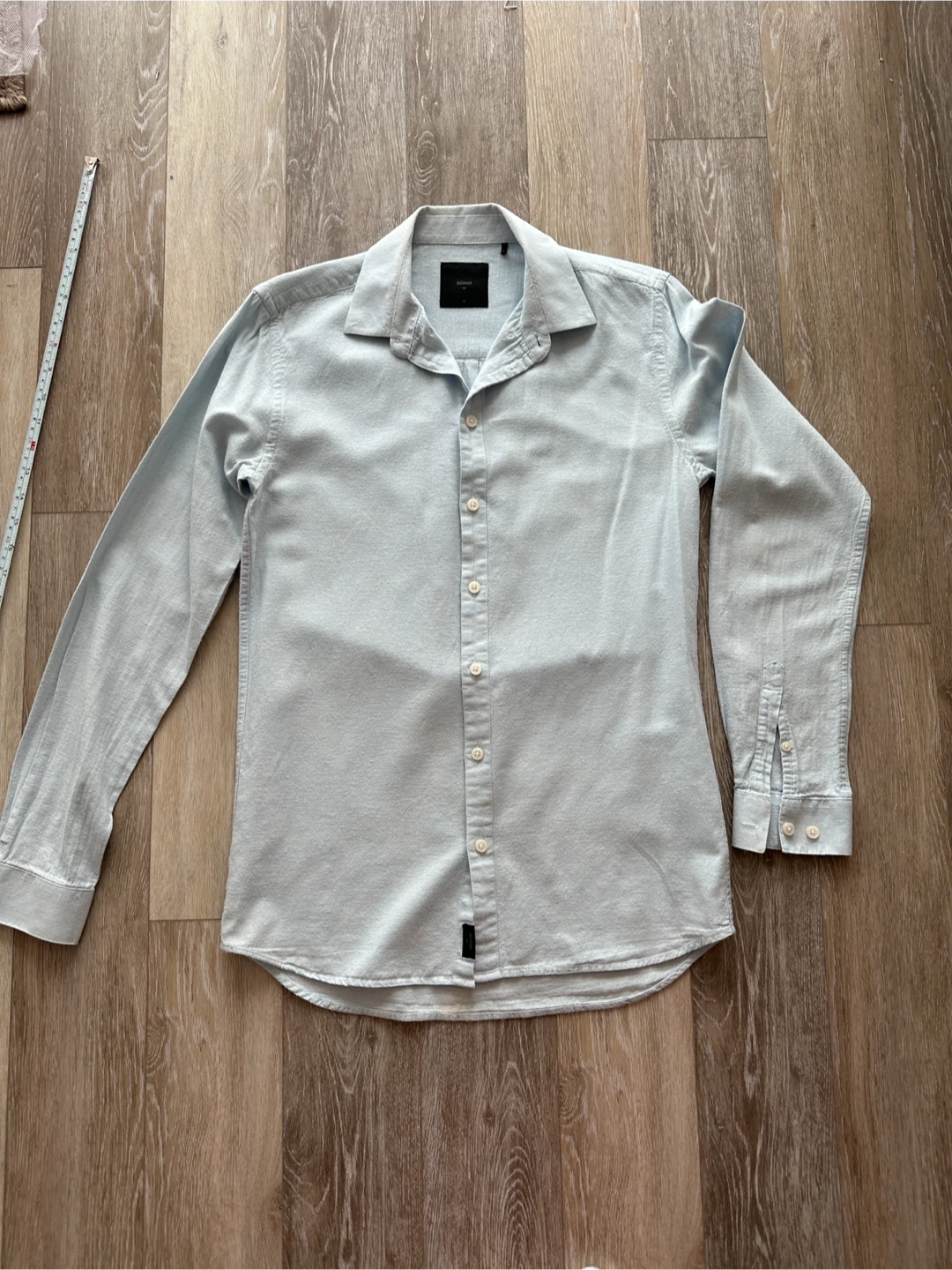Minimum Light Blue Button-Up Shirt - Size S