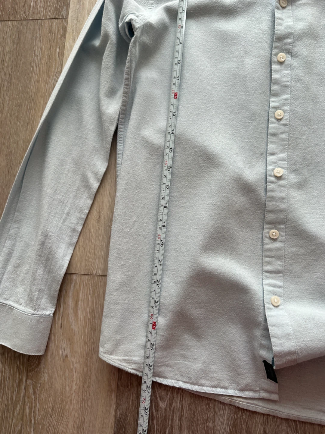 Minimum Light Blue Button-Up Shirt - Size S - photo 5