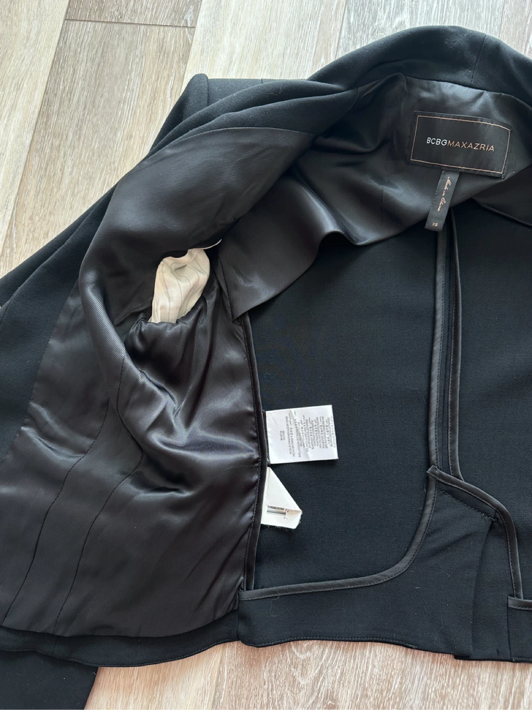 BCBGMAXAZRIA Black Blazer XS - photo 5