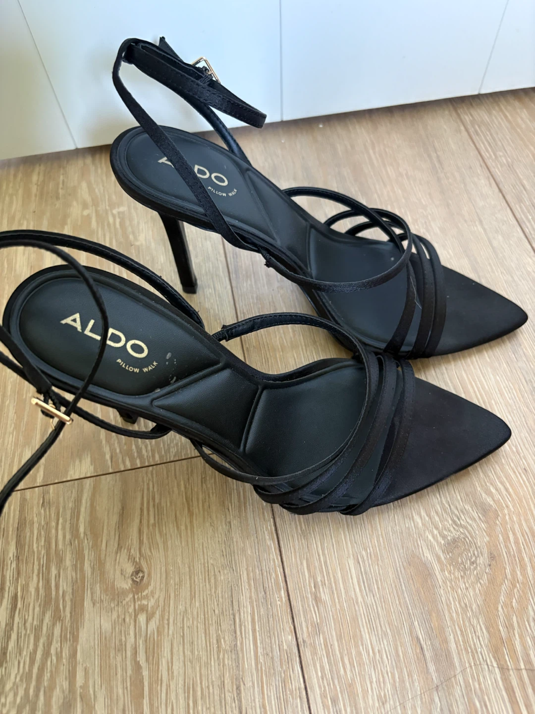 ALDO Black Strappy Stiletto Heels - photo 2