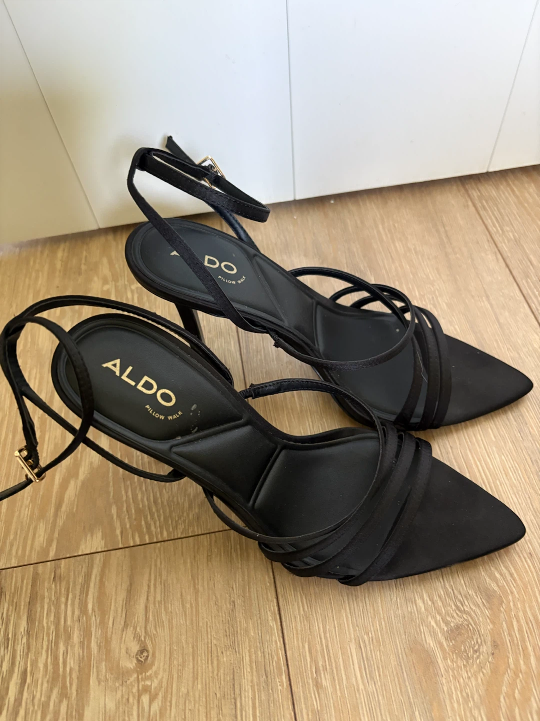 ALDO Black Strappy Stiletto Heels - photo 3