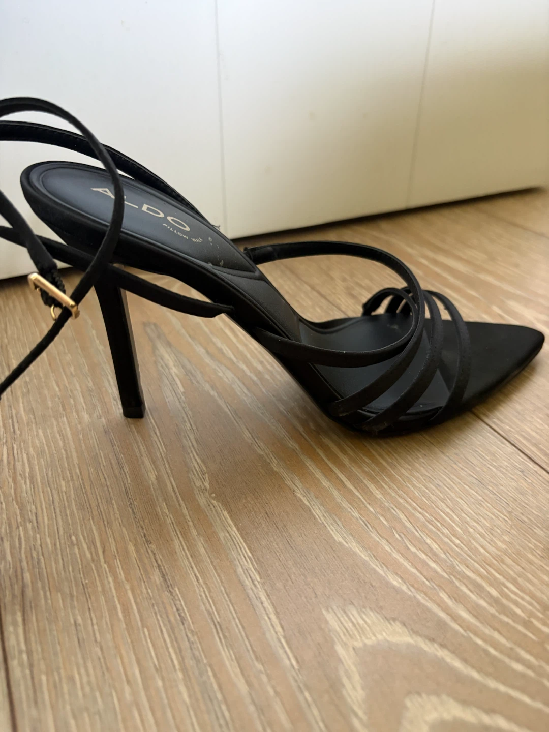 ALDO Black Strappy Stiletto Heels - photo 4