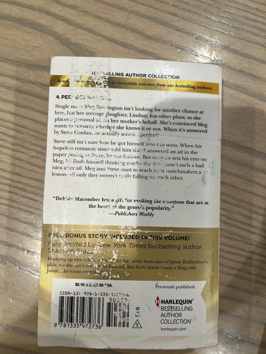 Debbie Macomber Wanted: Perfect Partner Book - photo 2