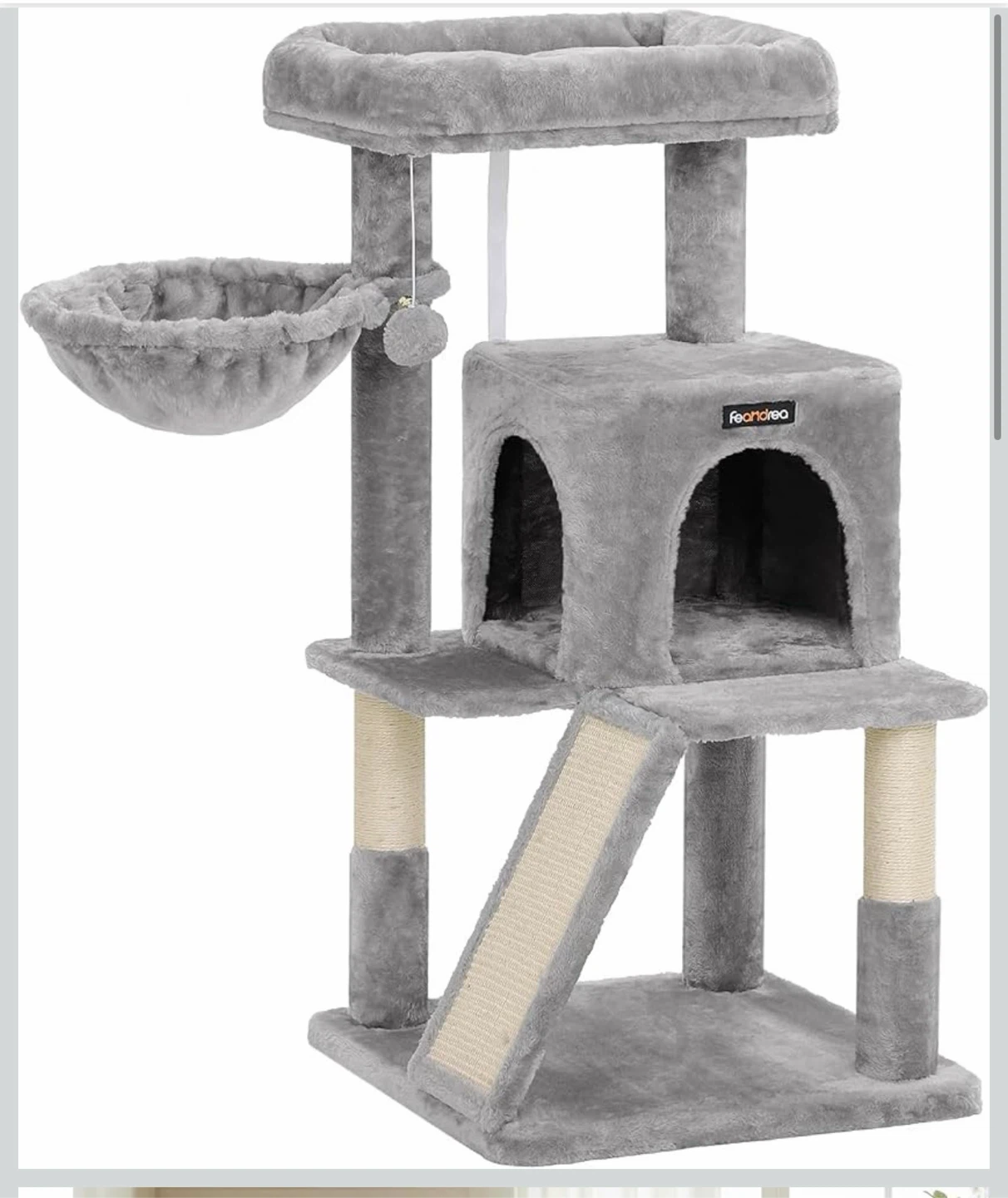 Feandrea Multi-level Cat Tree | Condo & Hammock | Pickup Only - photo 5
