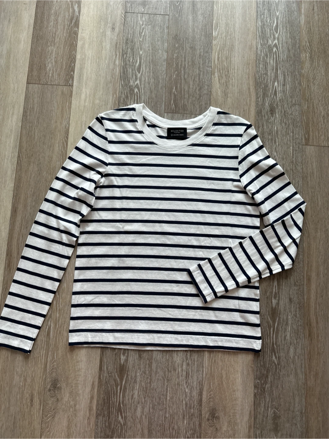 Selected Femme Striped Long Sleeve Tee