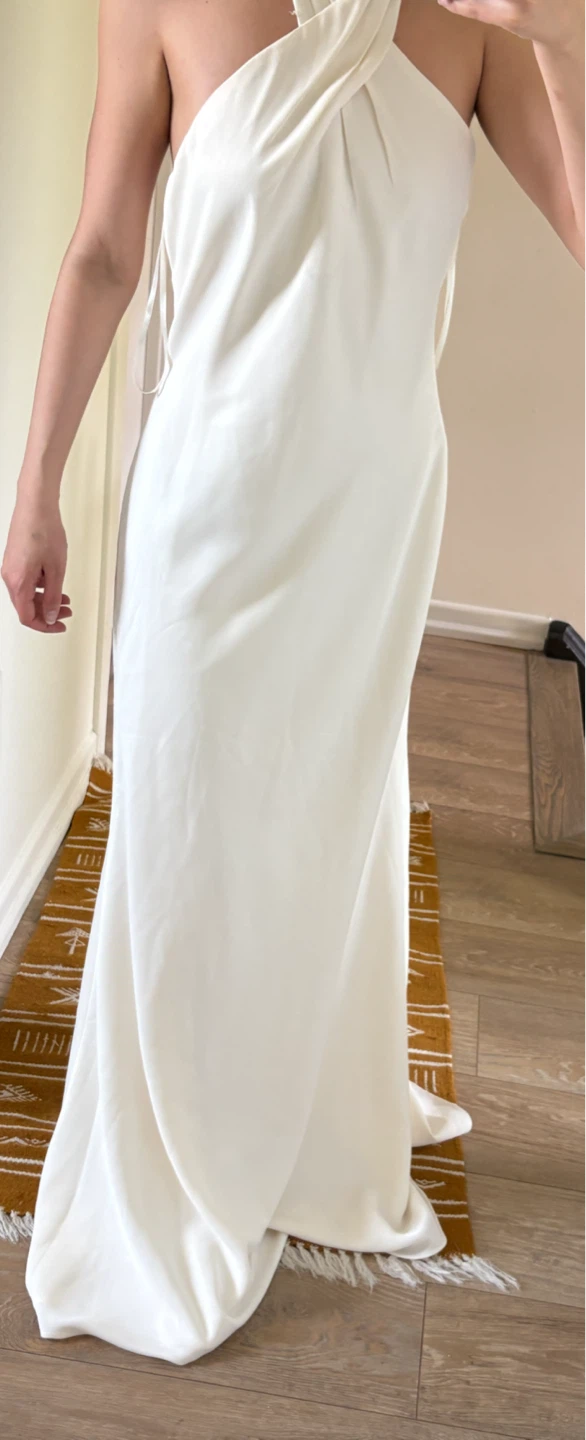 BILDN White Halter Neck Maxi Dress - photo 4