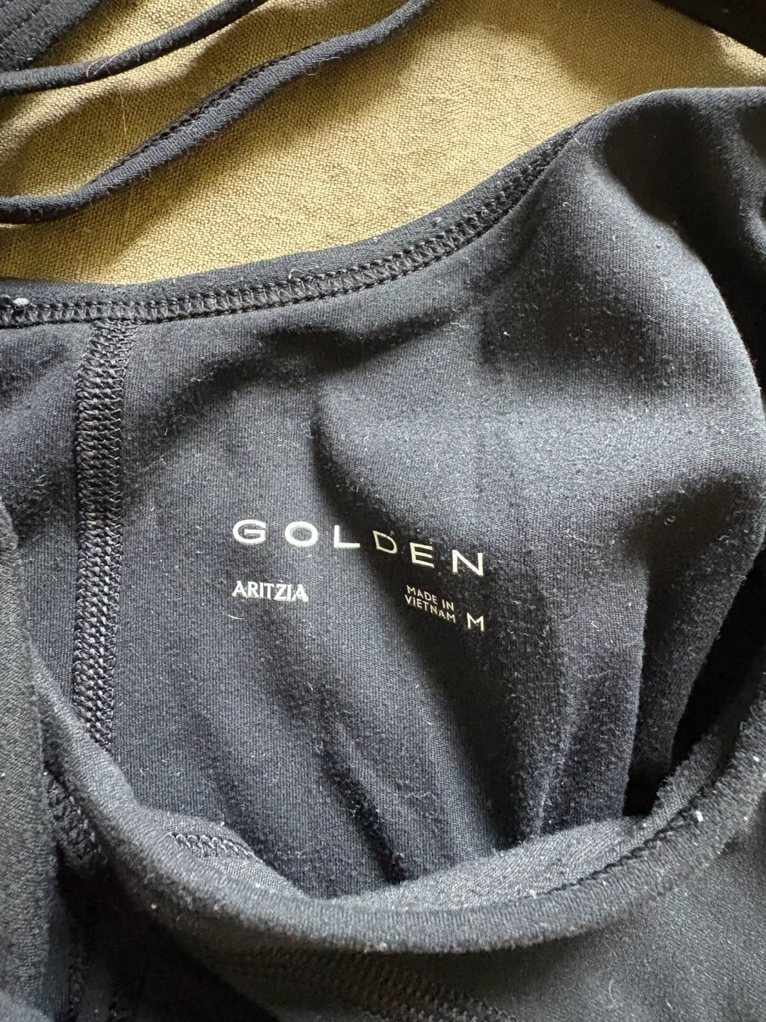 Aritzia Golden Bodysuit - Black - photo 4