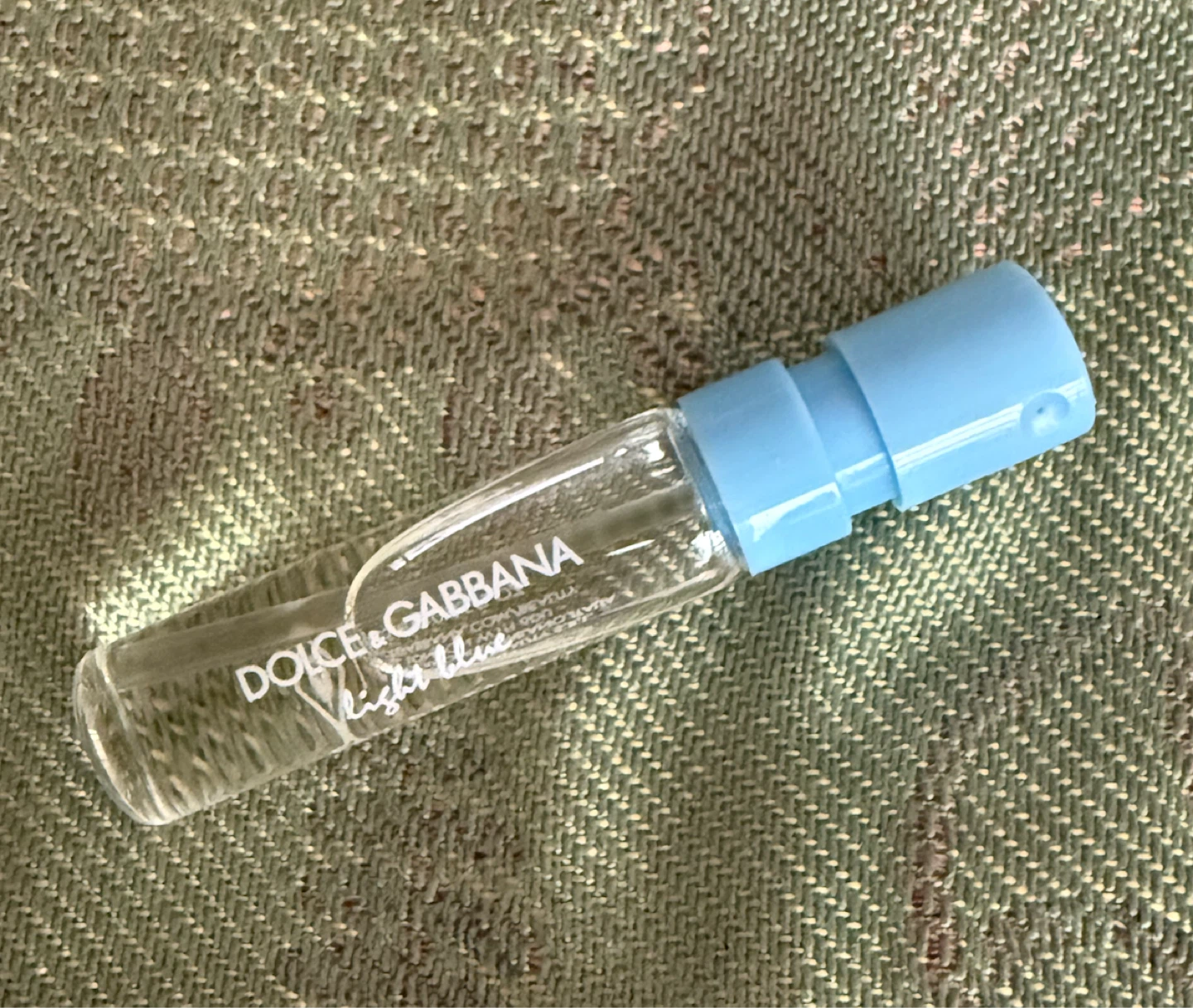 Light Blue Perfume Vial
