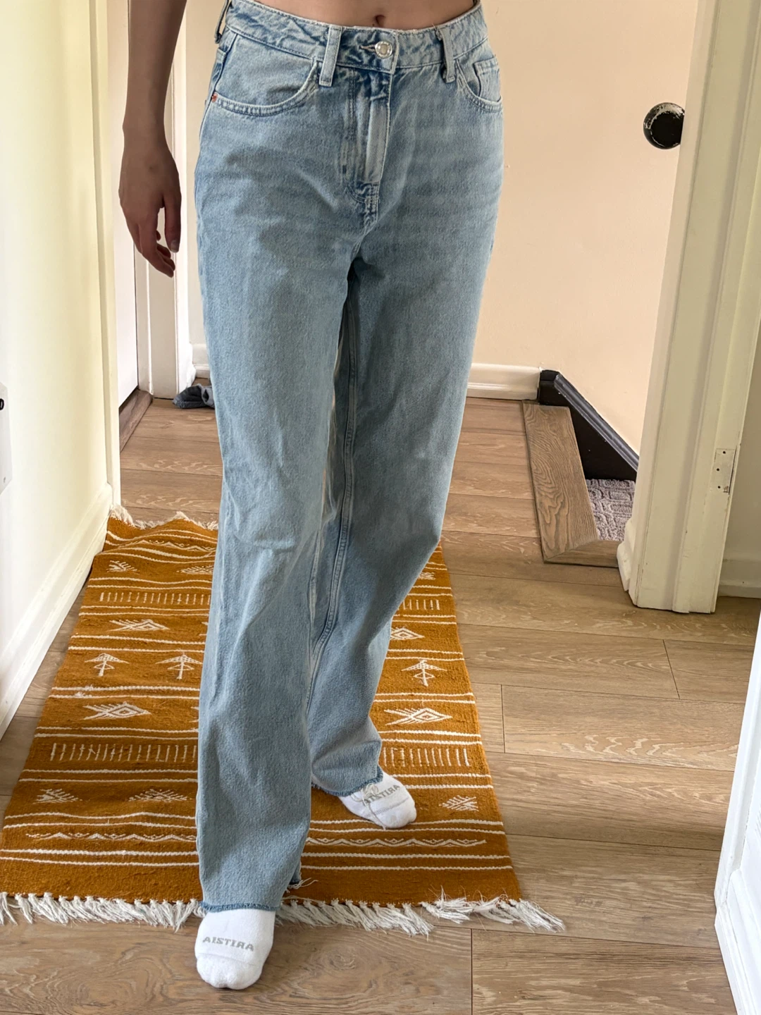 ZARA Light Wash Denim Jeans