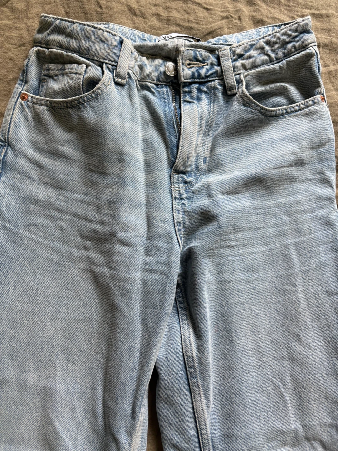 ZARA Light Wash Denim Jeans - photo 2