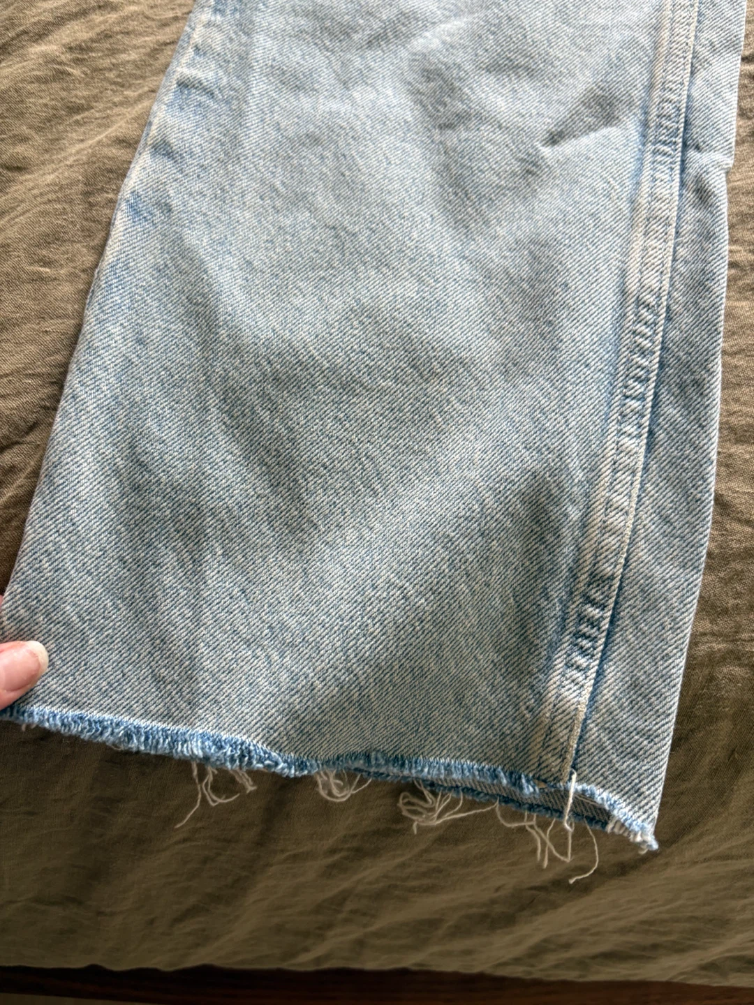 ZARA Light Wash Denim Jeans - photo 5