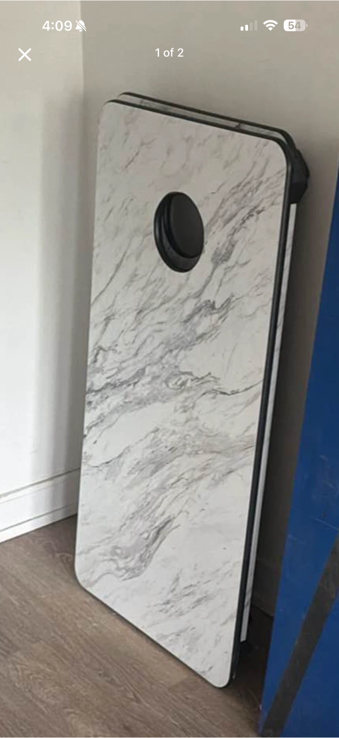 Custom marble cornhole board set