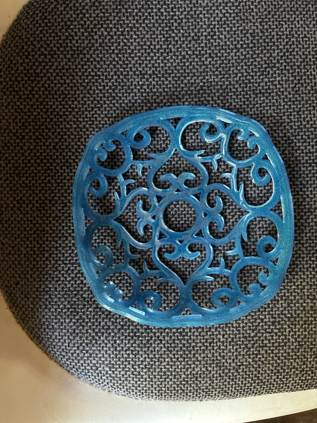 Blue Decorative Trinket Dish