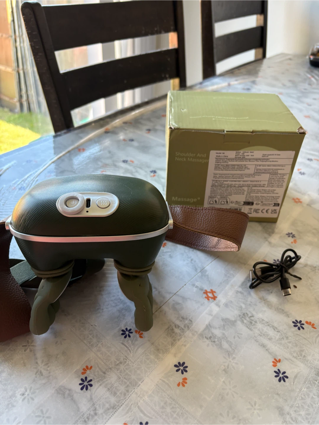 New Rechargeable Heated Neck & Shoulder Massager