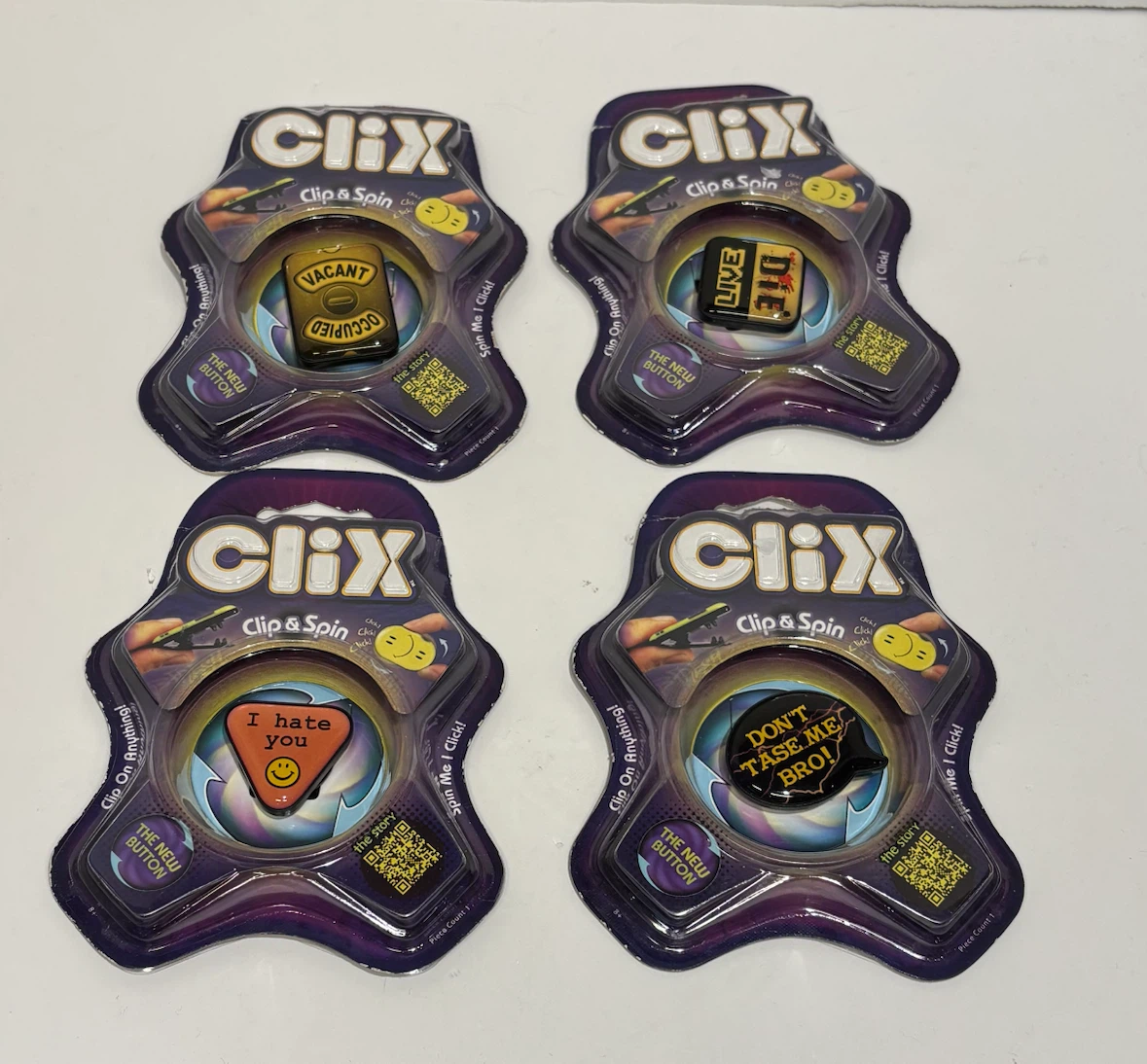 Clix Clip & Spin Toy Bundle - 4 Pack