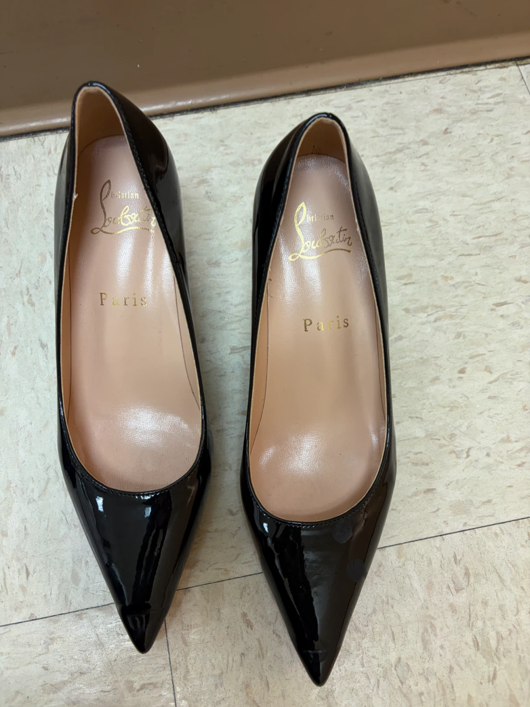 Black Patent Leather Heels