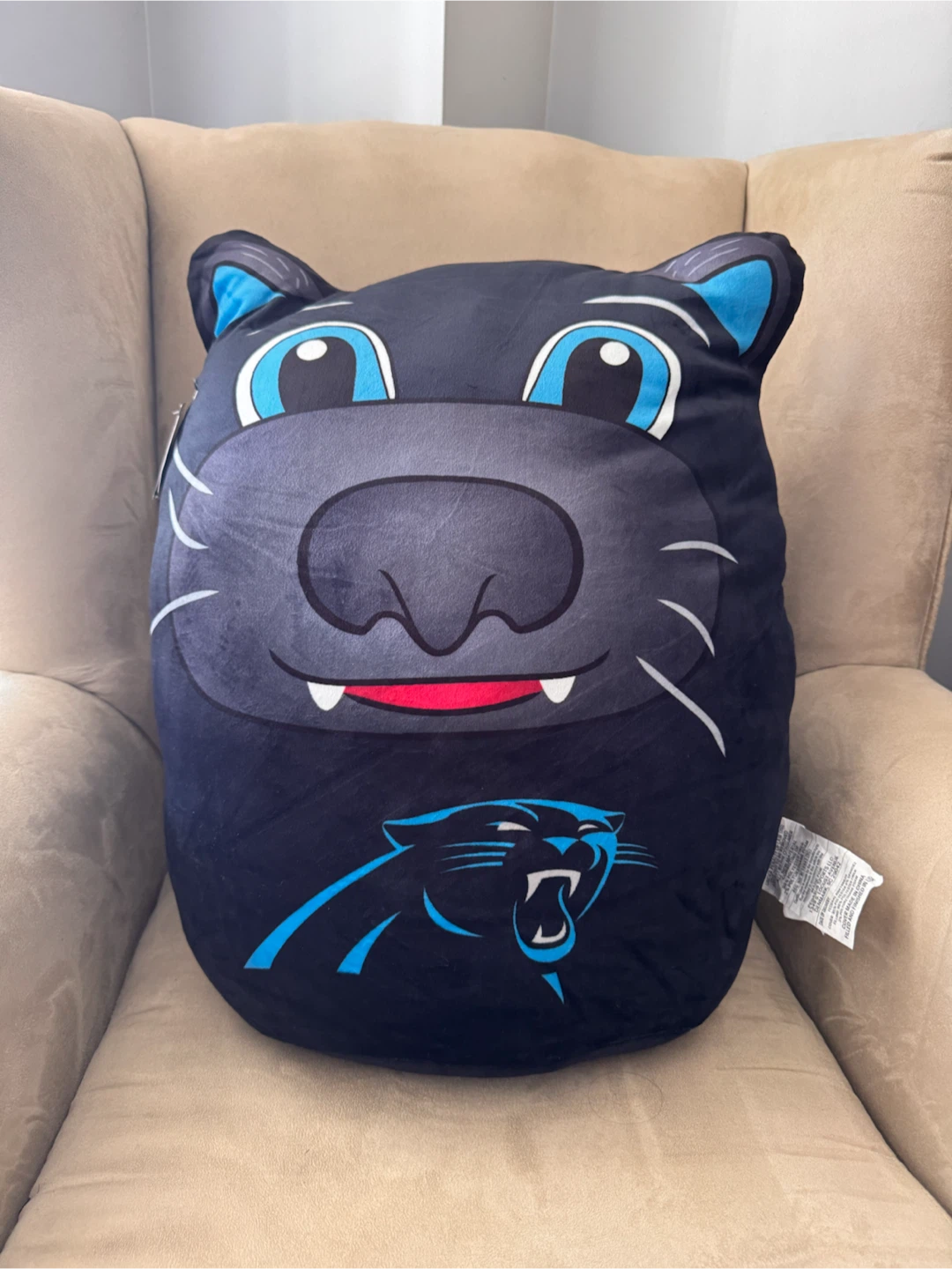 NFL Carolina Panthers Squish Me Plush Pillow