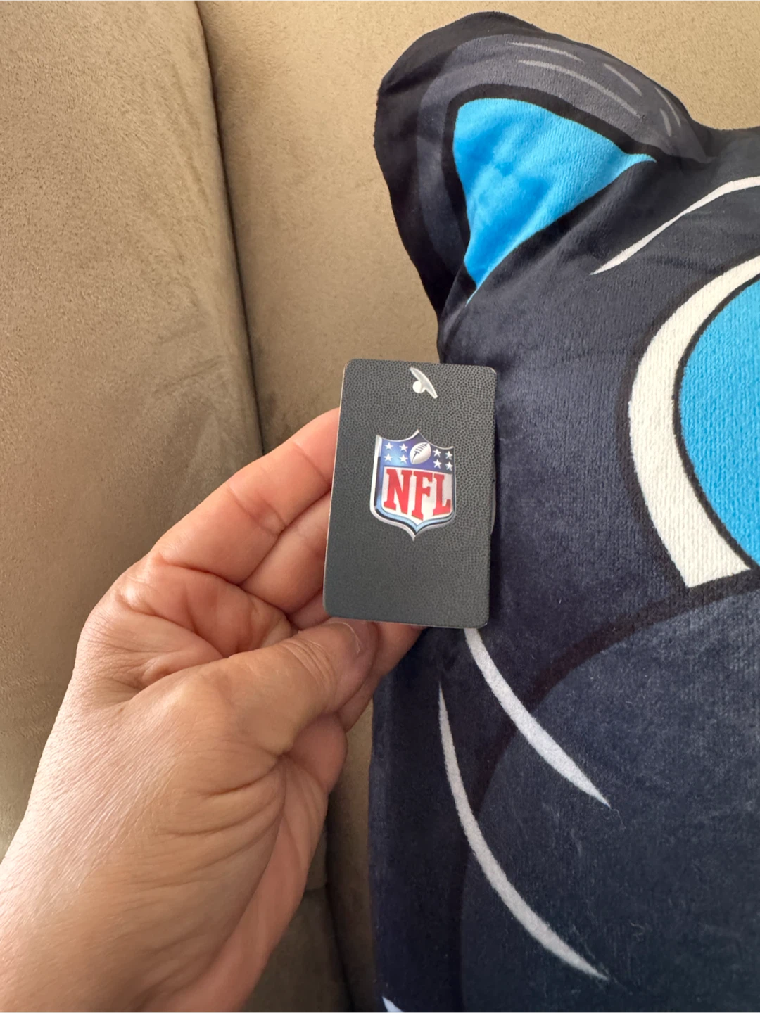 NFL Carolina Panthers Squish Me Plush Pillow - photo 2