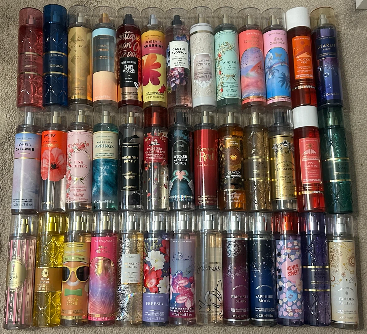 Bath & Body Works Fine Fragrance Mist Lot (236 ml / 8 fl oz)