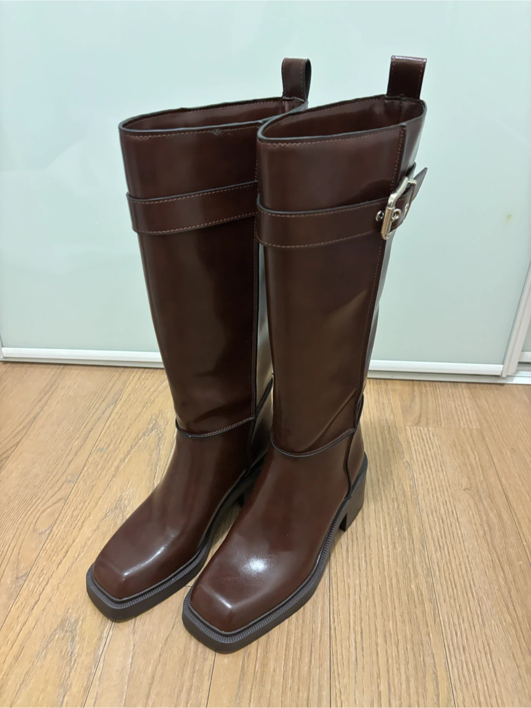 ZARA Women's Brown Knee-High Boots