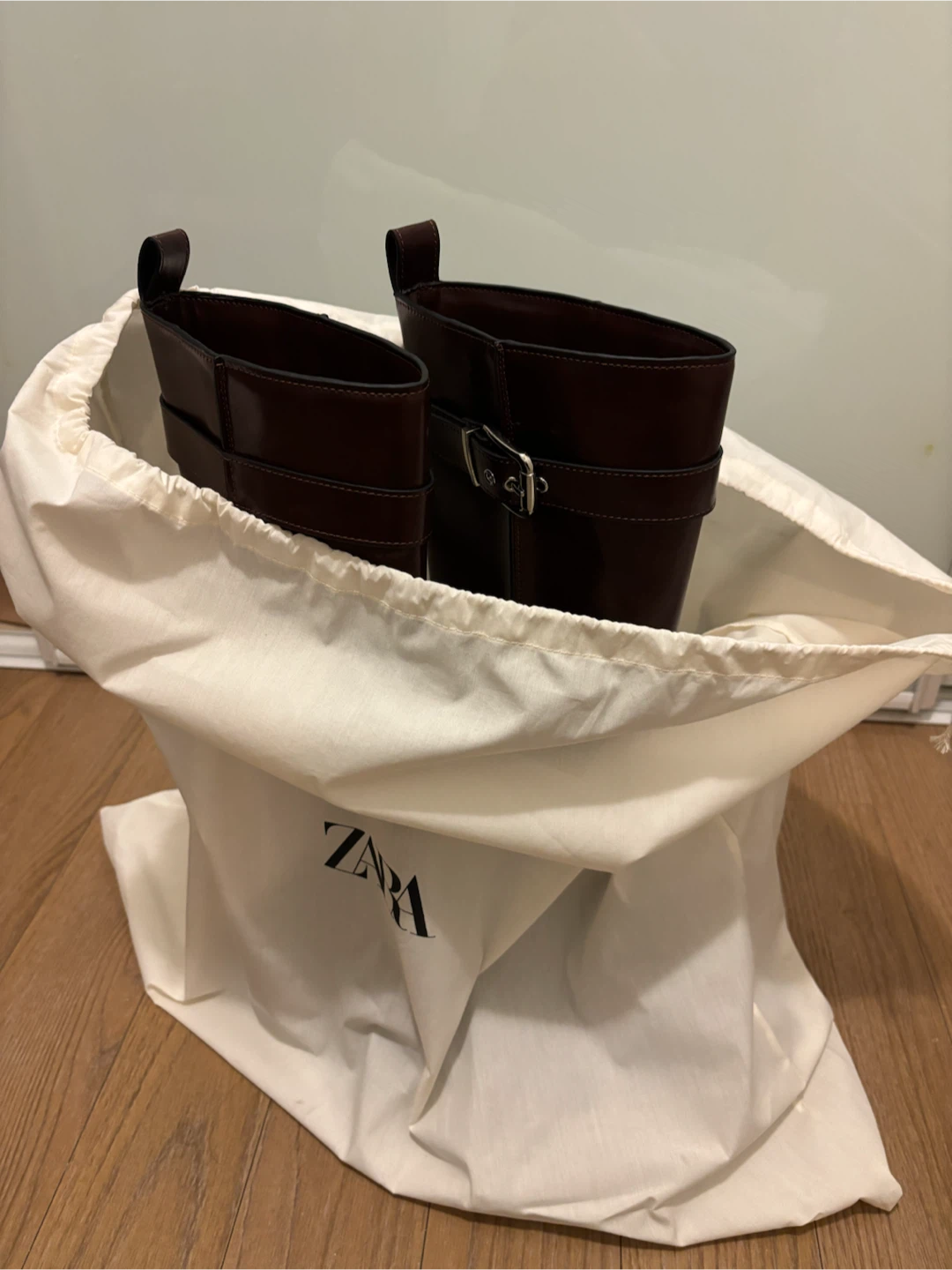 ZARA Women's Brown Knee-High Boots - photo 4