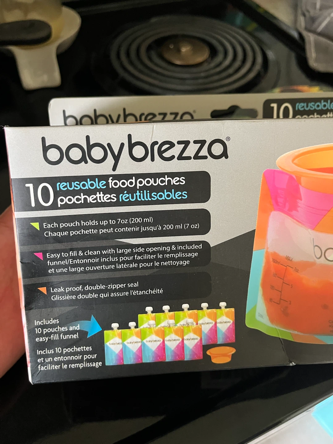 Baby Brezza Food Maker & 10 Reusable Pouches - photo 5
