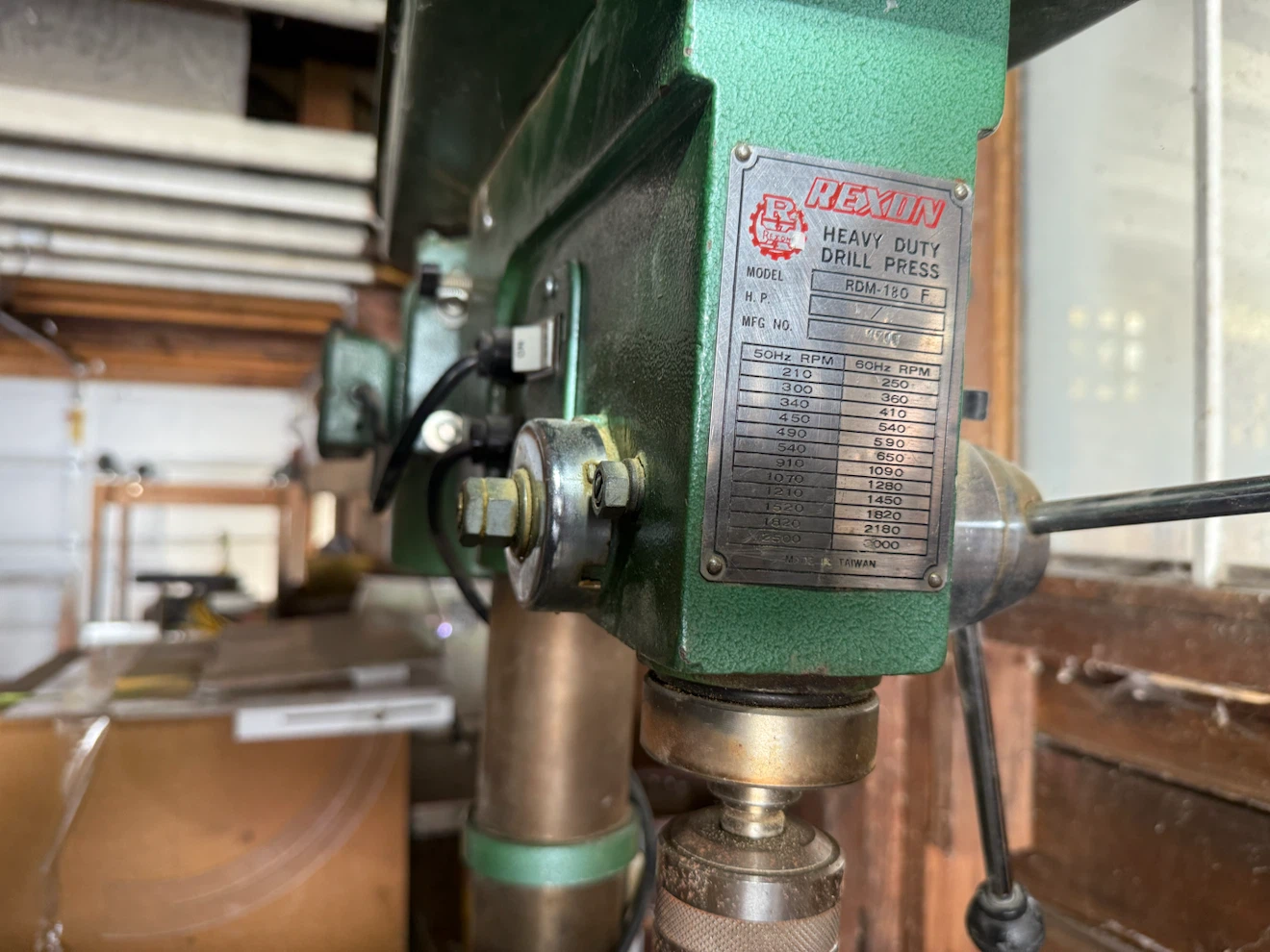 Rexon RDM 160F heavy duty floor drill press - photo 4