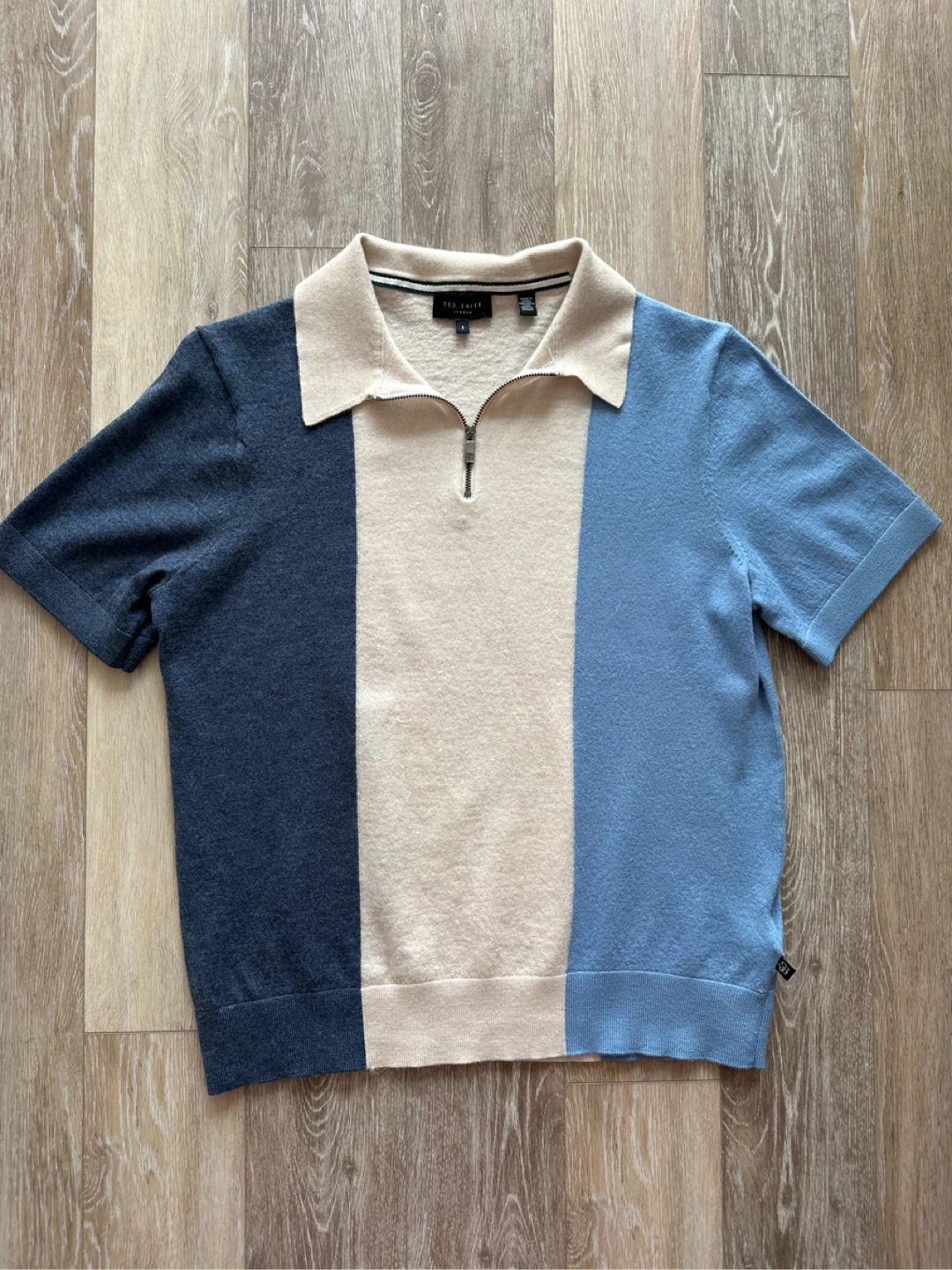 Ted Baker Colour Block Polo Shirt Size XS/S
