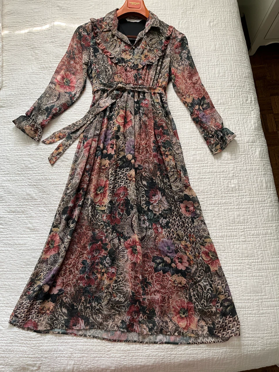 Chiffon Women's Maxi Dress - XL