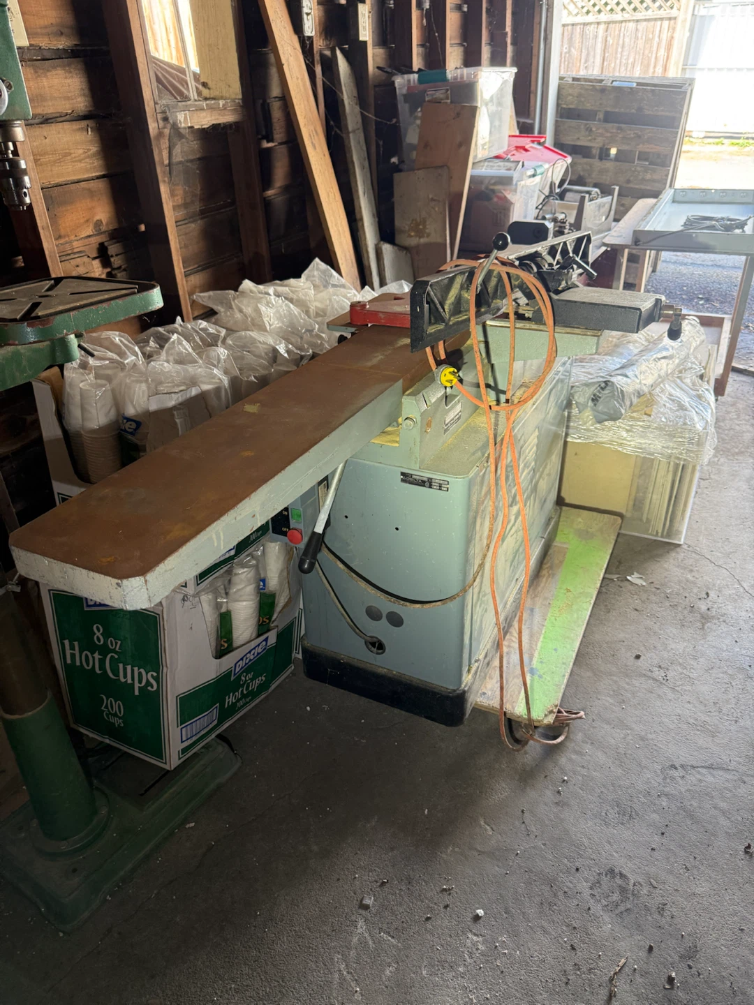 Invicta Delta DJ 20 8’ Jointer Heavy Duty Cast Iron
